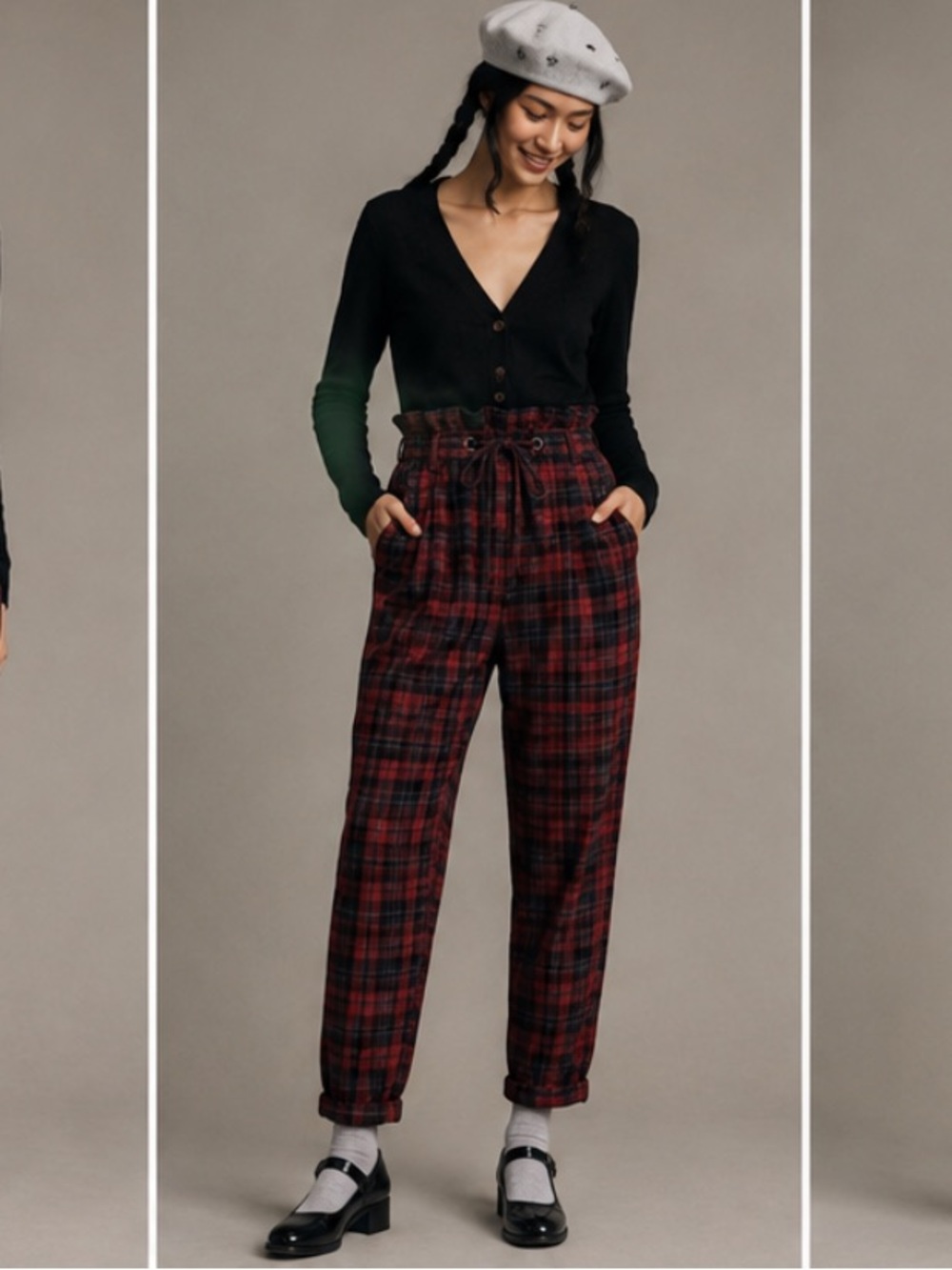 Free people Here and There paper bag trousers